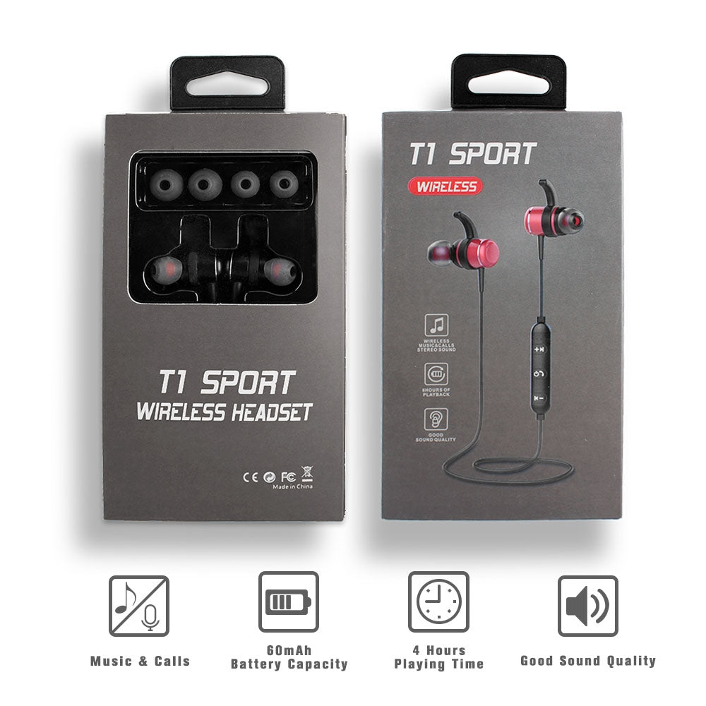 T1 sport wireless headset new arrivals