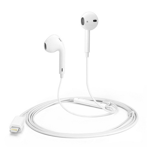Bluetooth Wired Headset with Lightning Connector (With Packaging 